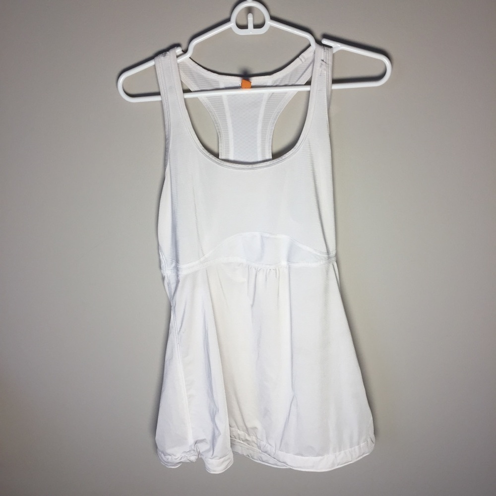 Lucy White Workout Athletic Tank